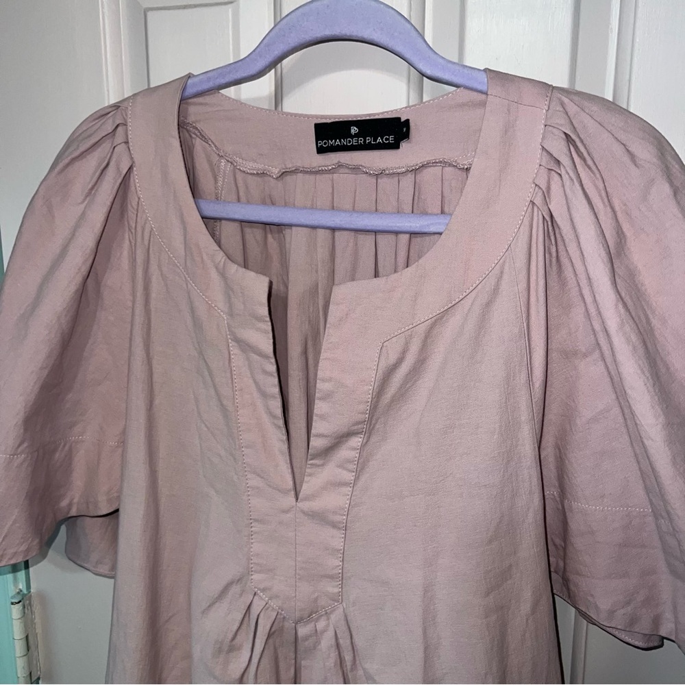 Tuckernuck Pomander Place Finley Flutter Sleeve Dress Medium - Picture 4 of 11